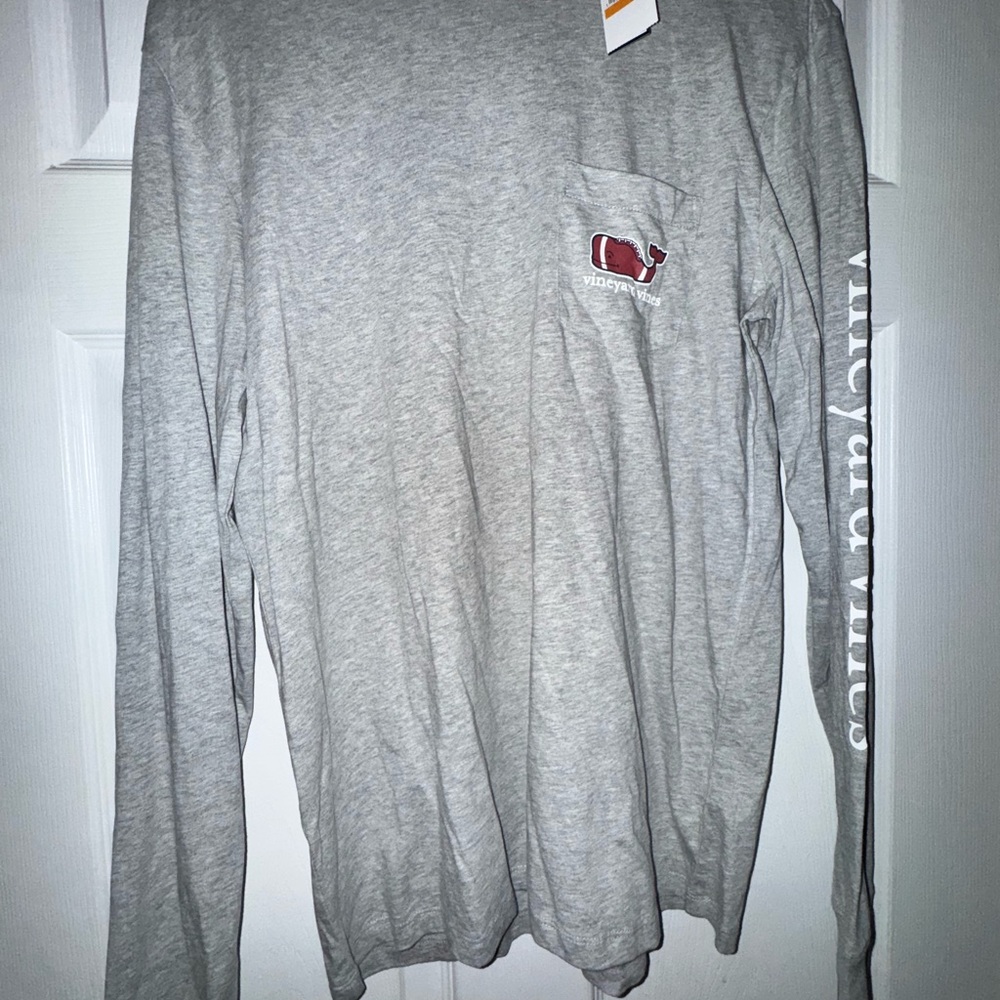 Vineyard Vines Gray Long Sleeve Tee